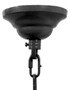 36-Light Large Foyer Crystal Chandelier Black Finish, 60" x 52" Wrought Iron Rustic Vintage Barn Metal Entryway Ceiling Lighting