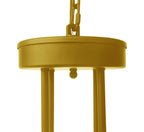 8-Light Round Chandelier Gold Finish, 48" Rustic Vintage Barn Metal Industrial Loft Ceiling Lighting Fixture